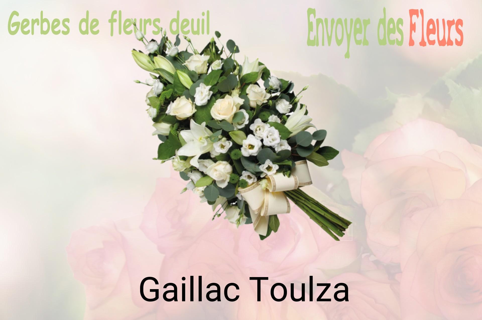 Gerbe de fleurs de deuil livrée à Gaillac-Toulza